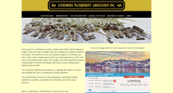 Desktop Screenshot of lunenburgwaterfront.ca